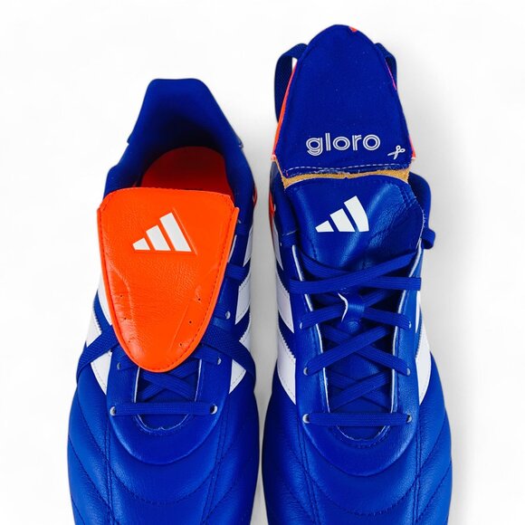 adidas Copa Gloro II FG Firm Ground Blue White Men's Soccer Cleats IG8741 - Picture 11 of 12